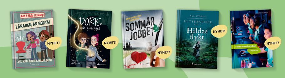 Vårens boknyheter för barn och unga