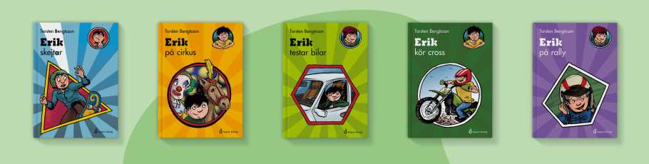 Erik den vilde är en vardagsnära serie